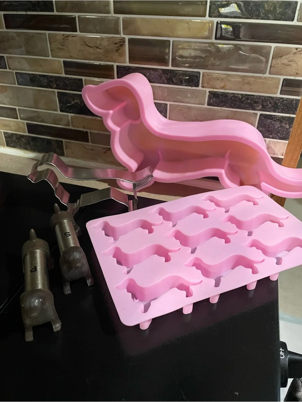 Dachshund Baking & Kitchen Lot – 5 Pieces